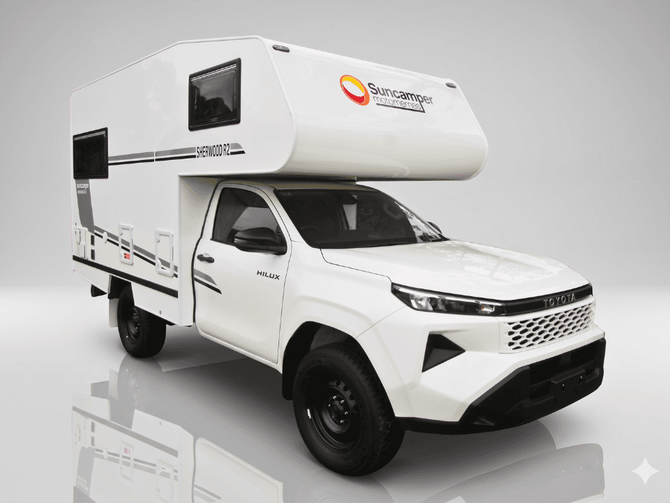 Suncamper Sherwood R-2 showroom presentation