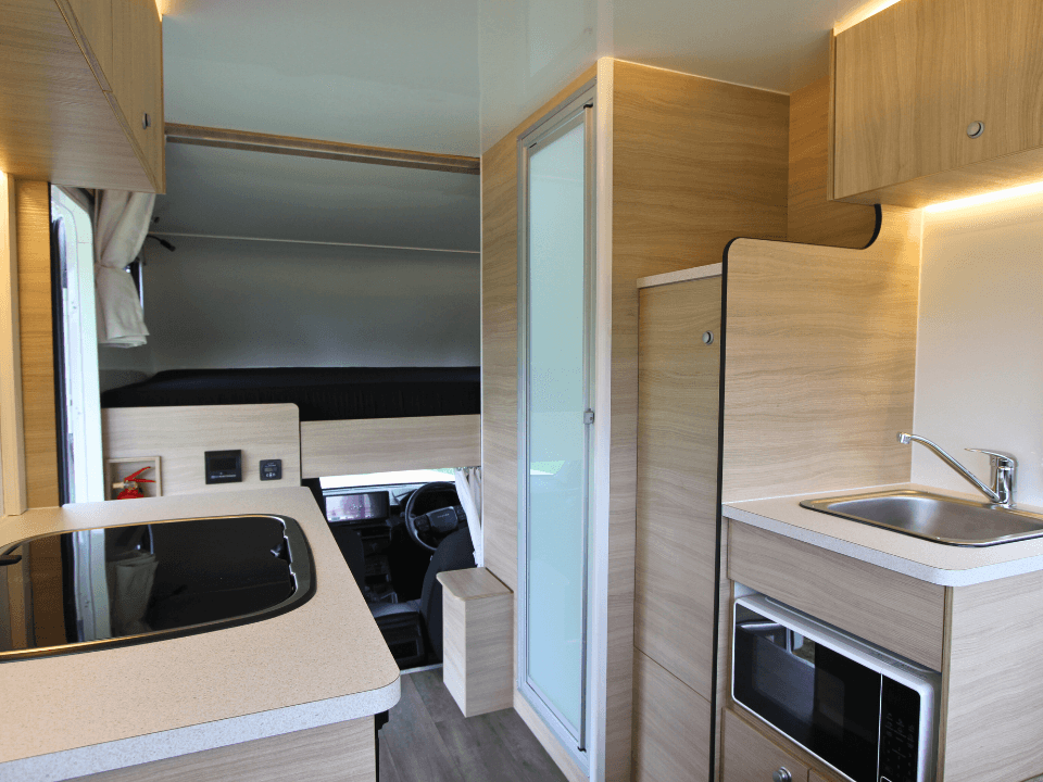 Suncamper Sherwood R-2 interior detail