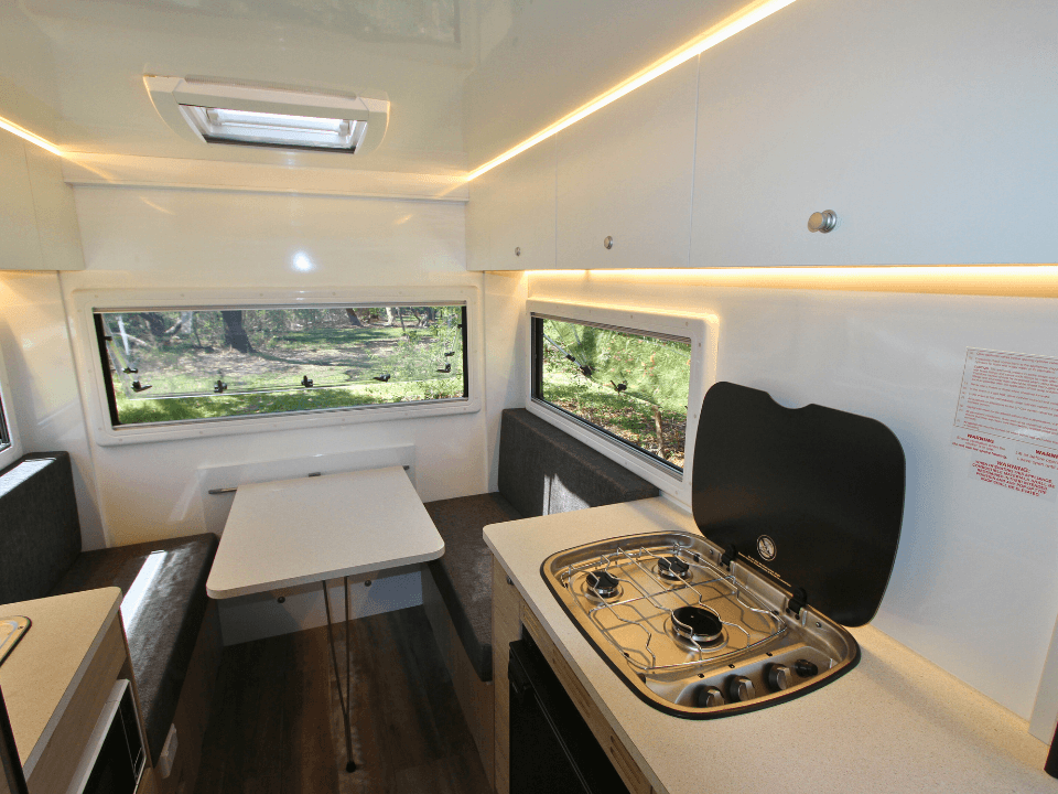Suncamper Sherwood R-2 kitchen benchtop