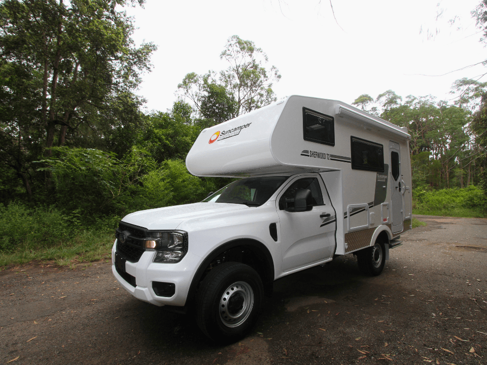 Suncamper Sherwood T-2 exterior side