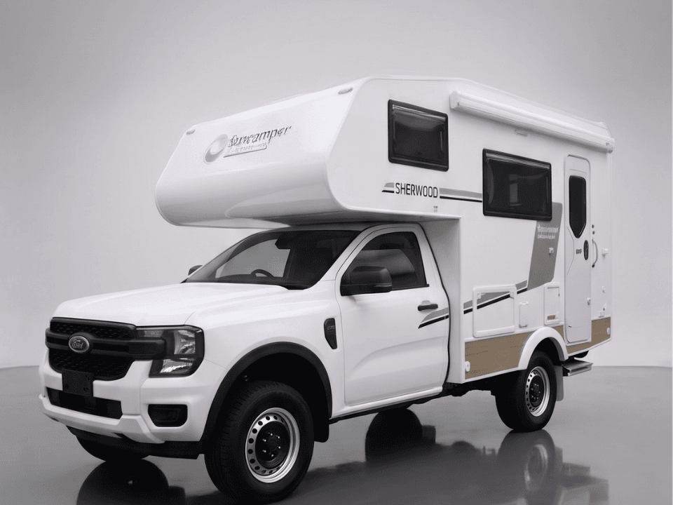 Suncamper Sherwood T-2 showroom presentation