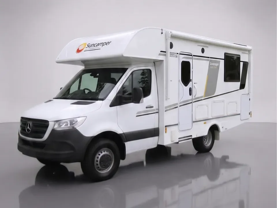 Suncamper Sovereign Q-2 showroom exterior — exterior