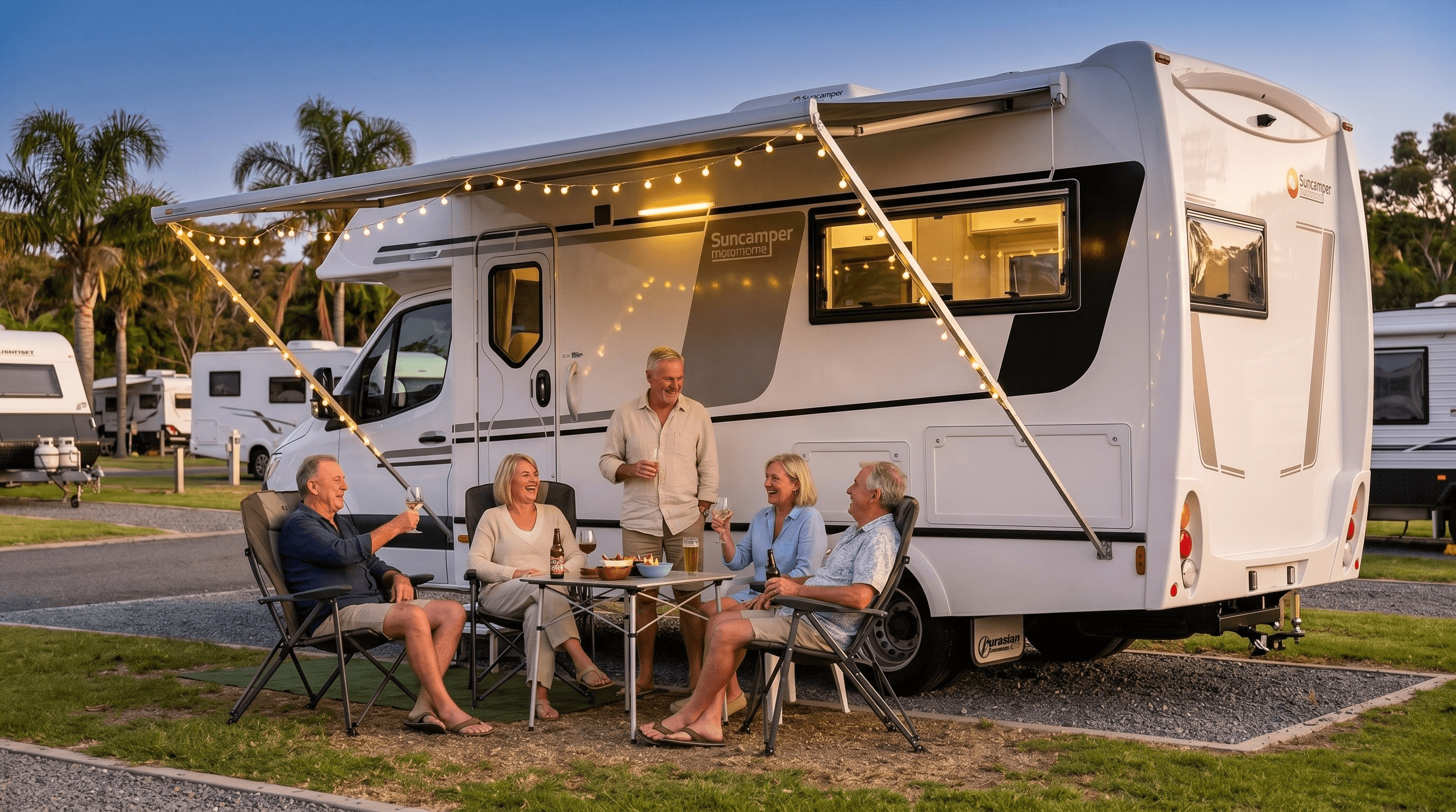 Suncamper Saxby X-2 motorhome — mid-page banner