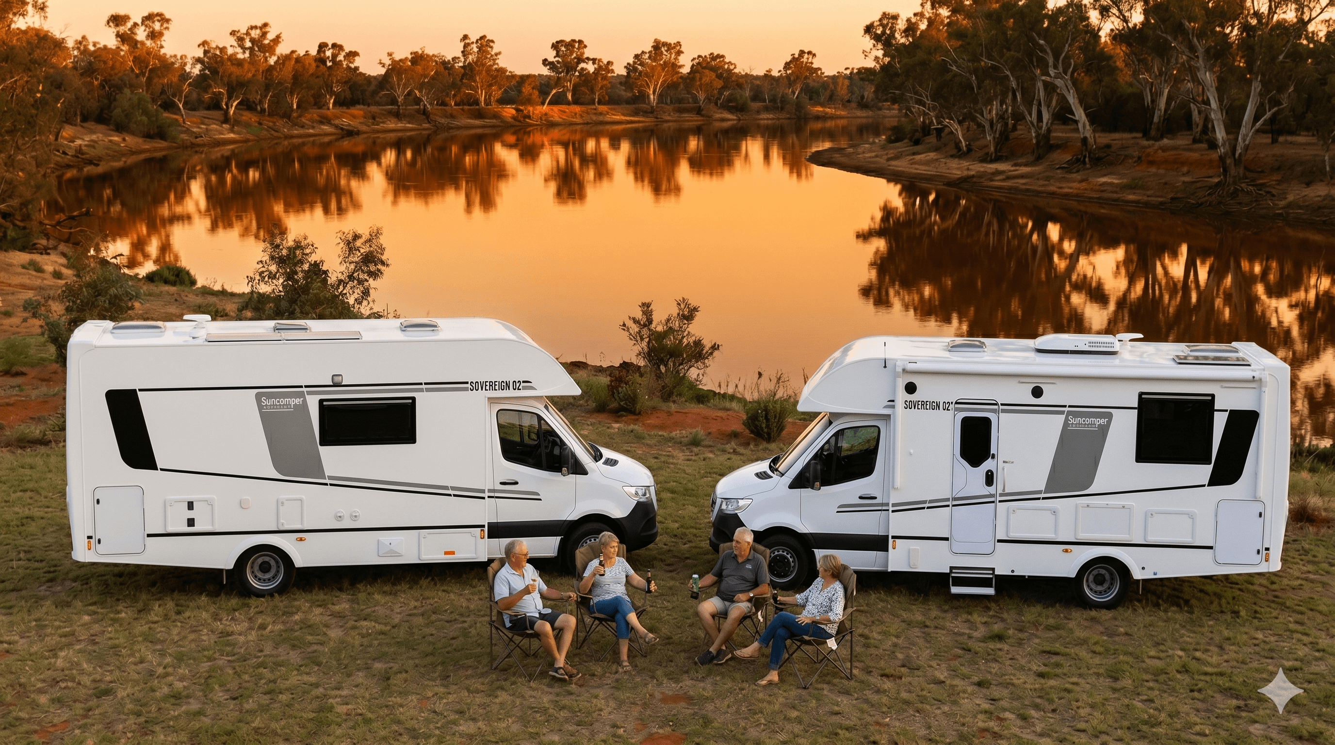 Suncamper Sovereign range — P-2 and Q-2 large luxury motorhomes