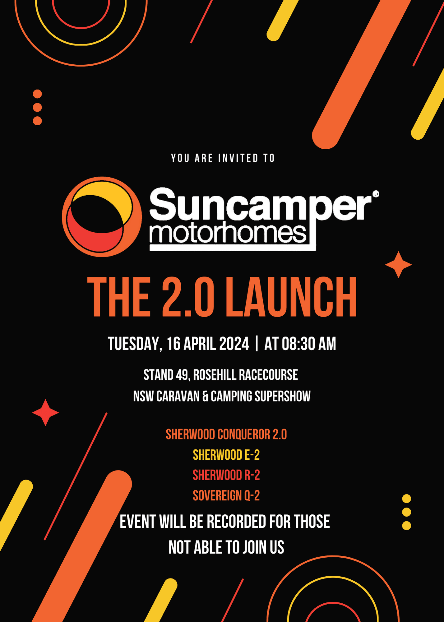 NSW Caravan and Camping SuperShow 2024 Launch