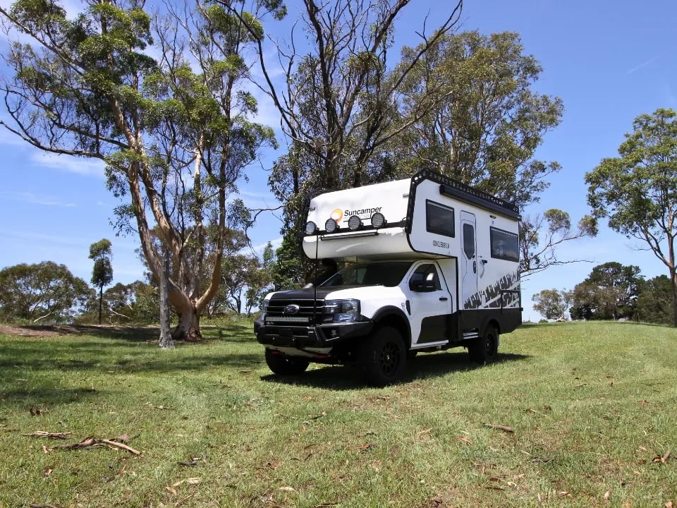 Suncamper Sherwood Conqueror 2.0 4x4 motorhome on a Ford Ranger chassis