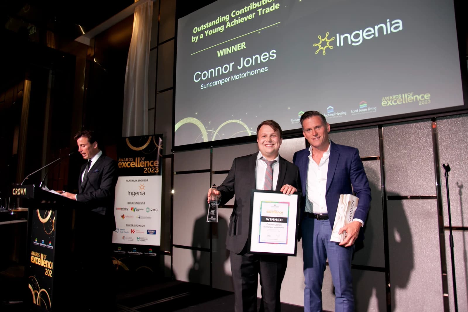 Connor Jones Wins CCIA NSW Outstanding Young Achiever Award at the 2023 Awards of Excellence